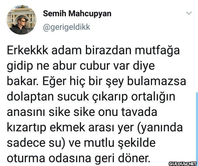 Semih Mahcupyan...