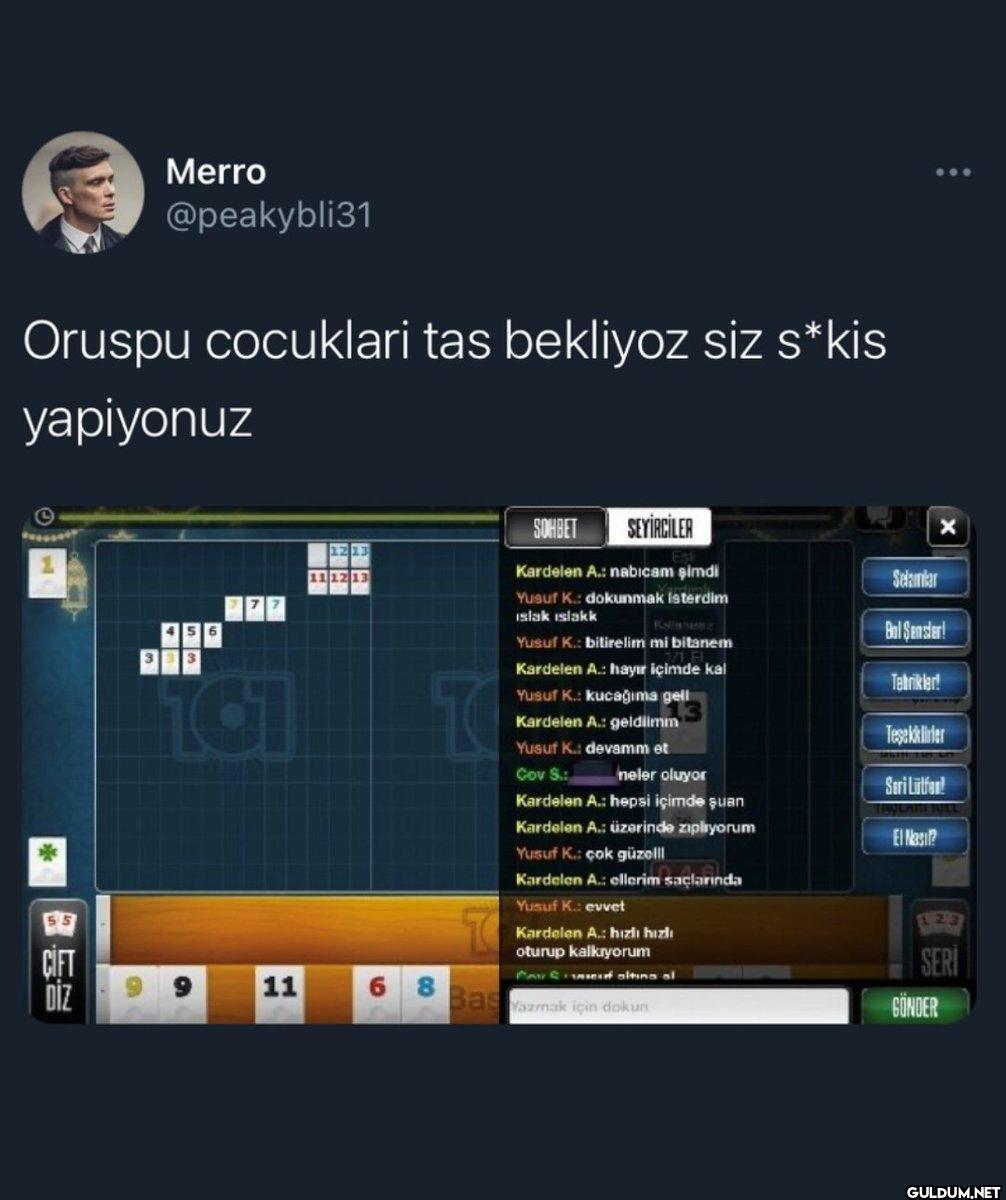 Oruspu cocuklari tas...