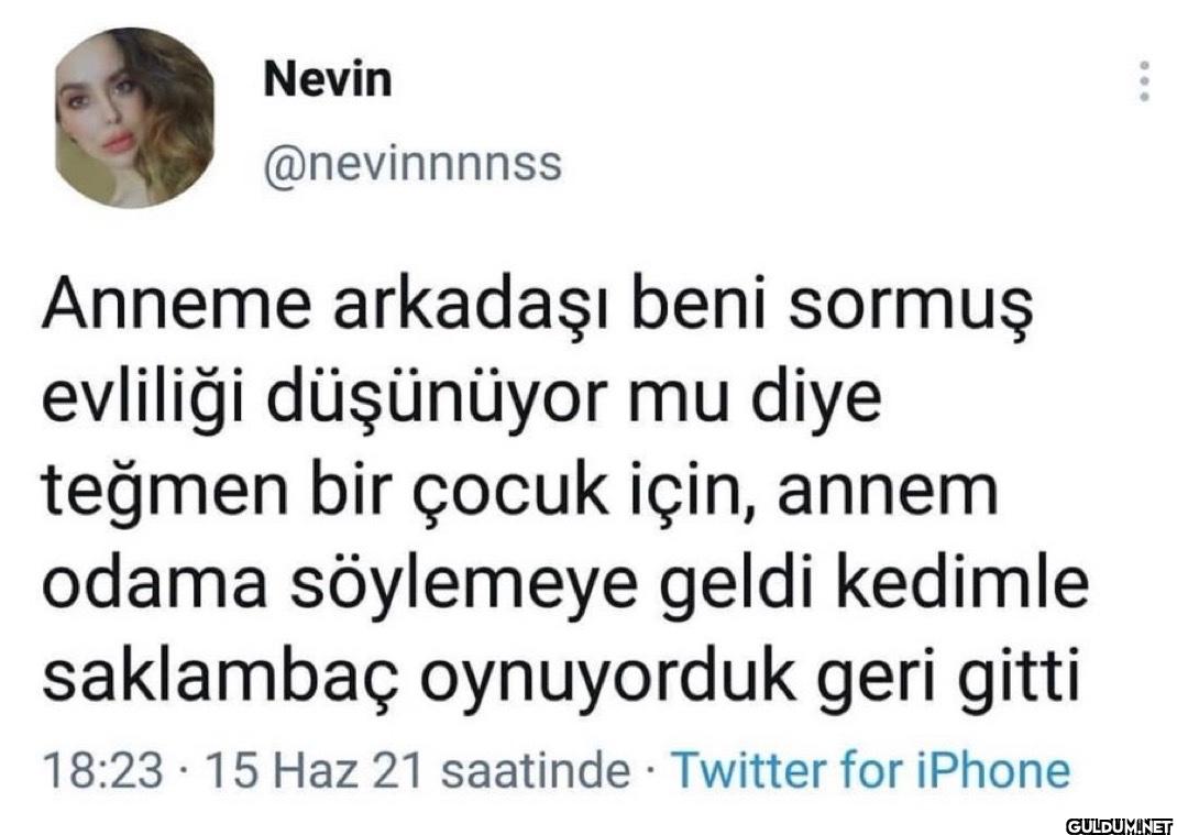 Anneme arkadaşı beni...