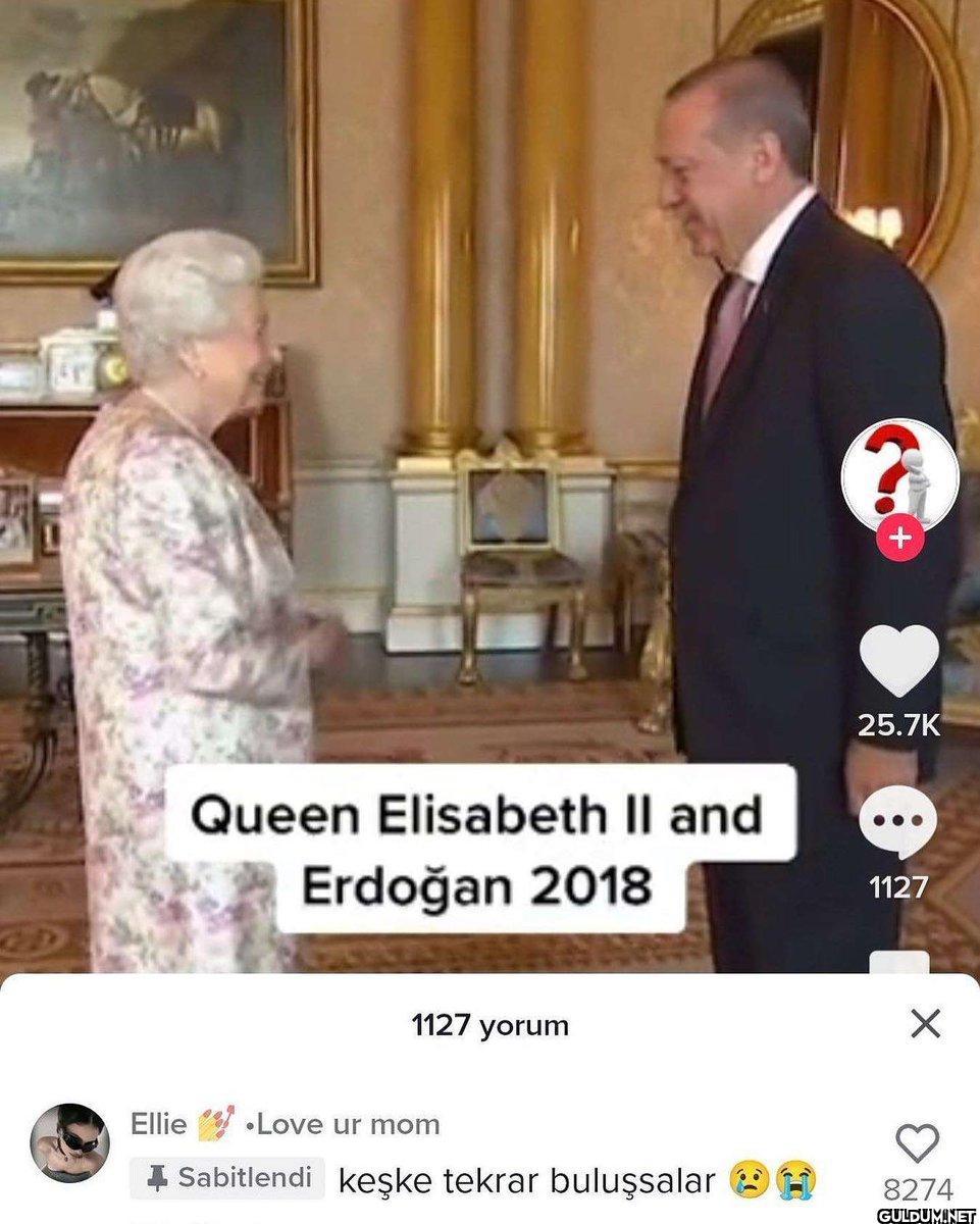Queen Elisabeth II and...