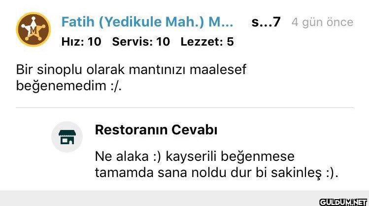 fikir sahibi bir sinoplu...