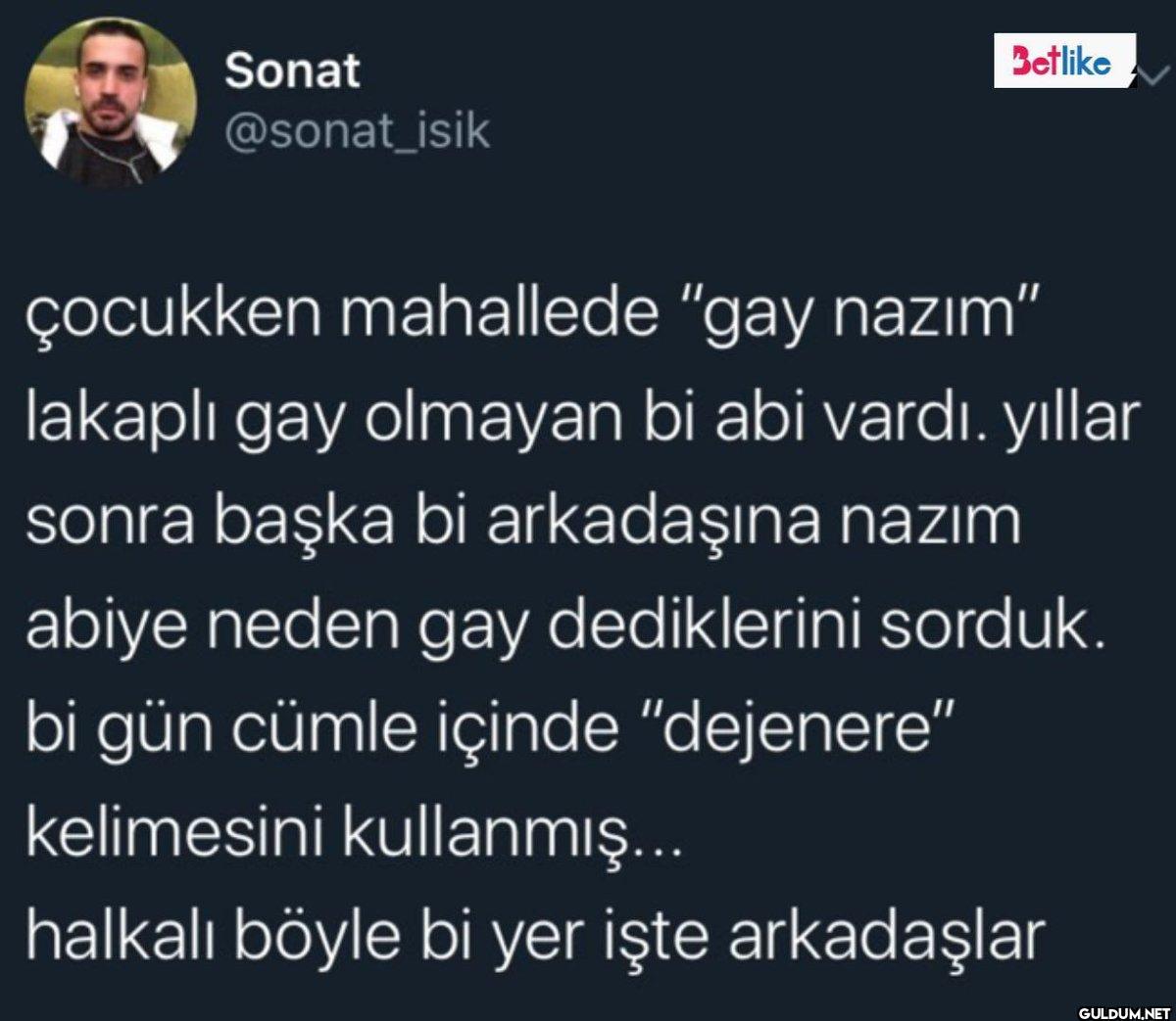 Sonat @sonat_isik Betlike...