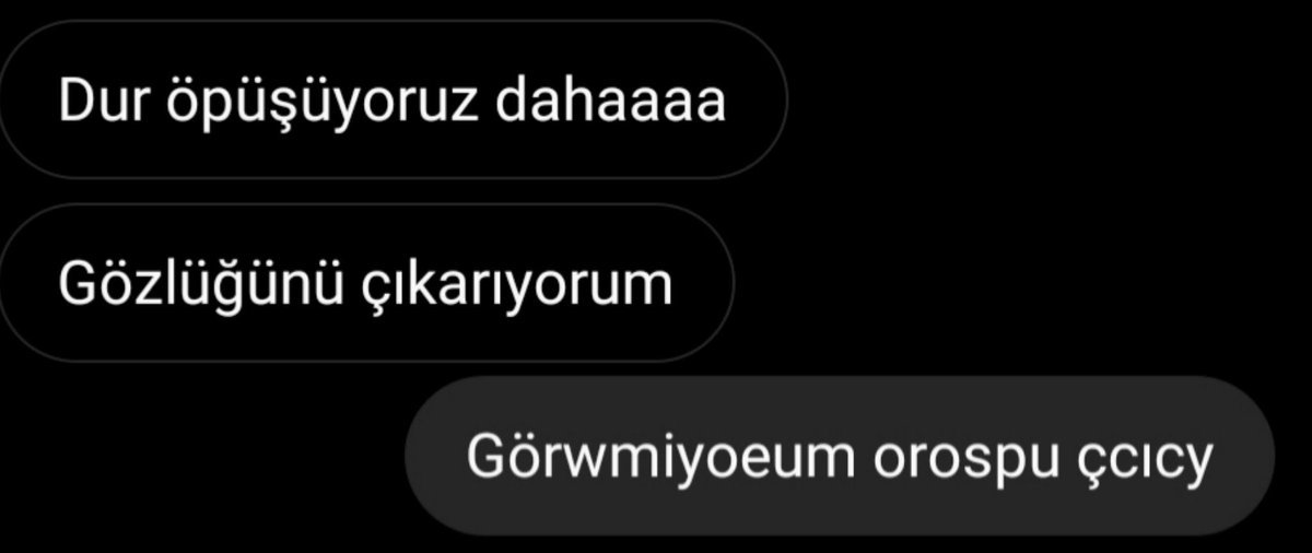 Dur öpüşüyoruz dahaaaa...