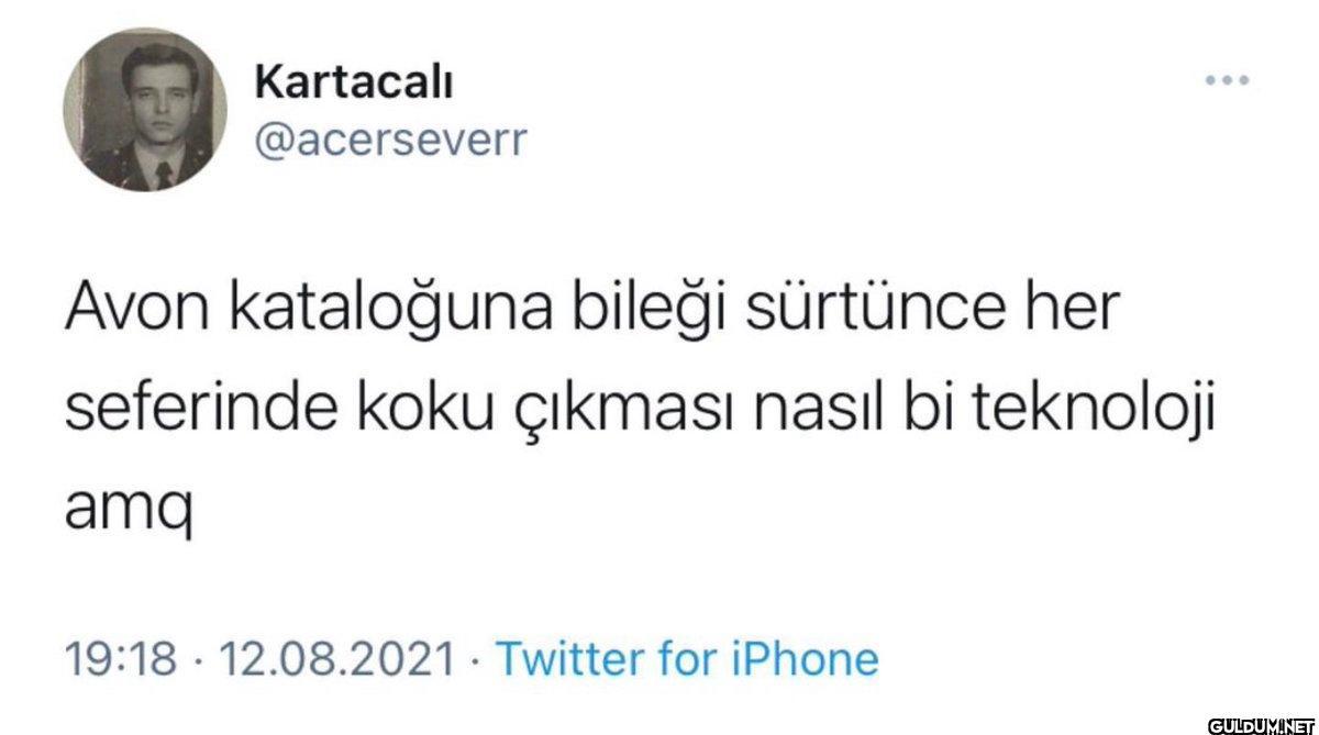Kartacalı @acerseverr Avon...