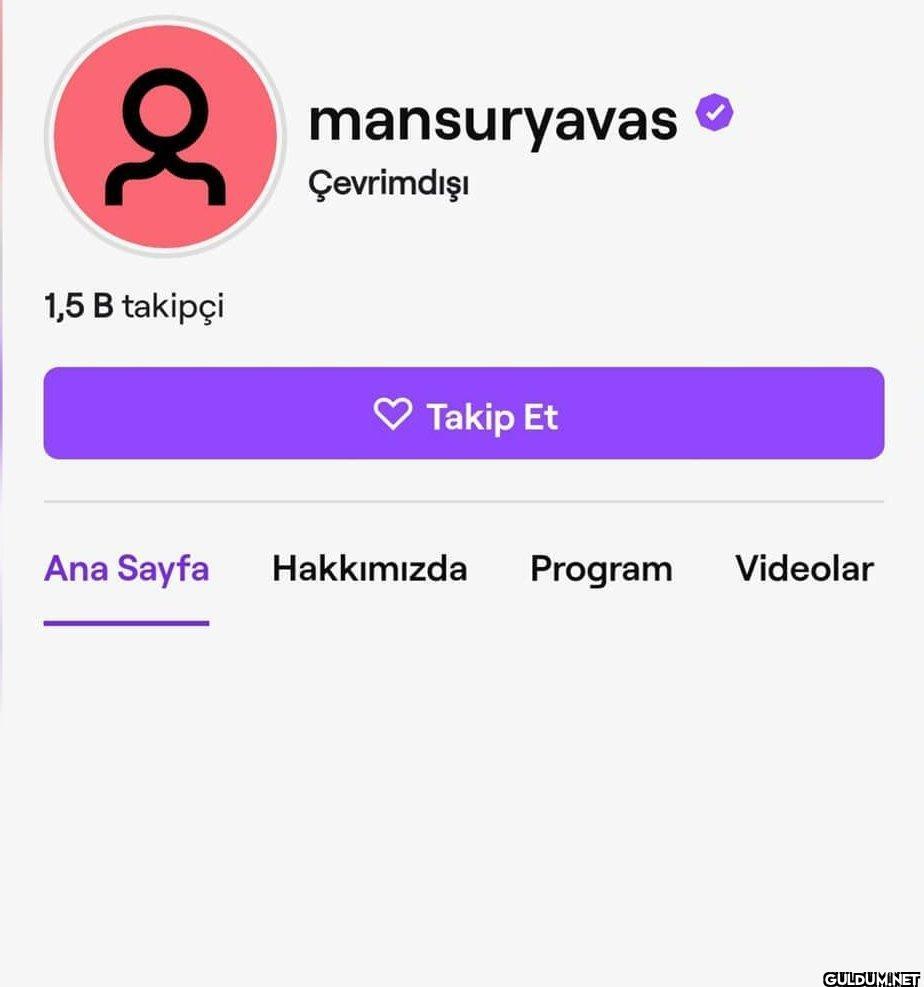 }0 1,5 B takipçi Ana Sayfa...