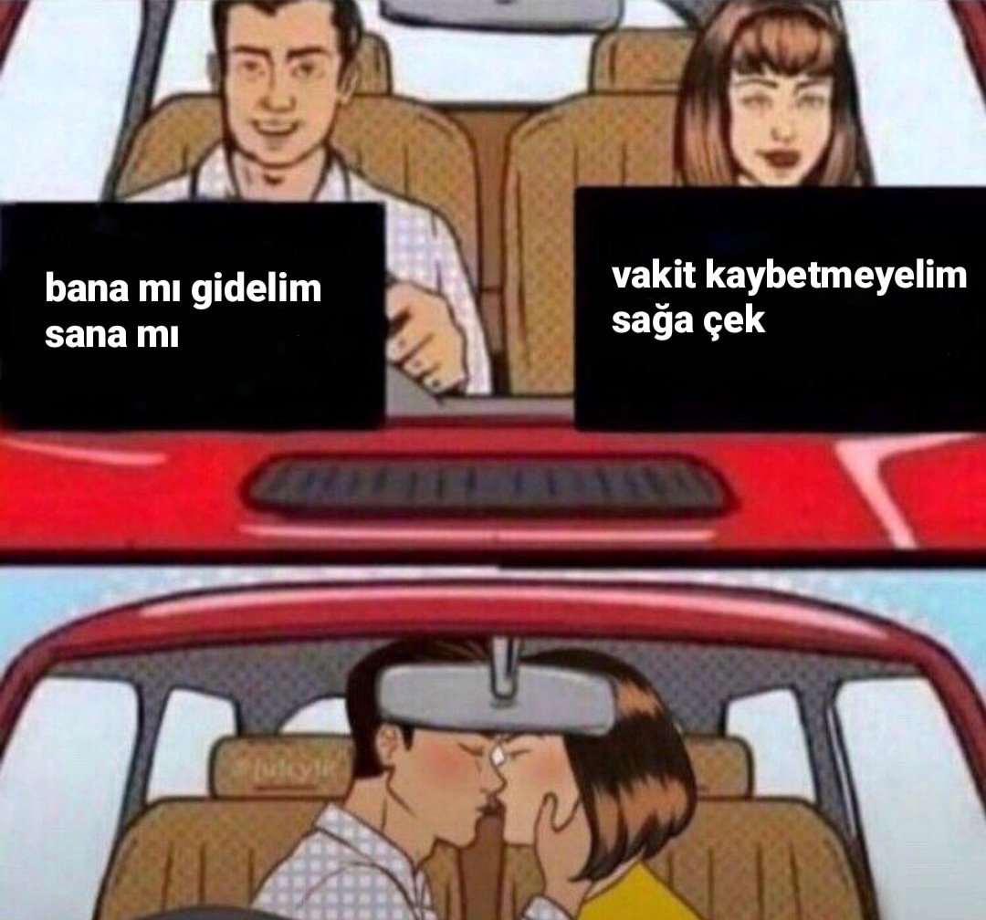 bana mı gidelim sana mi...