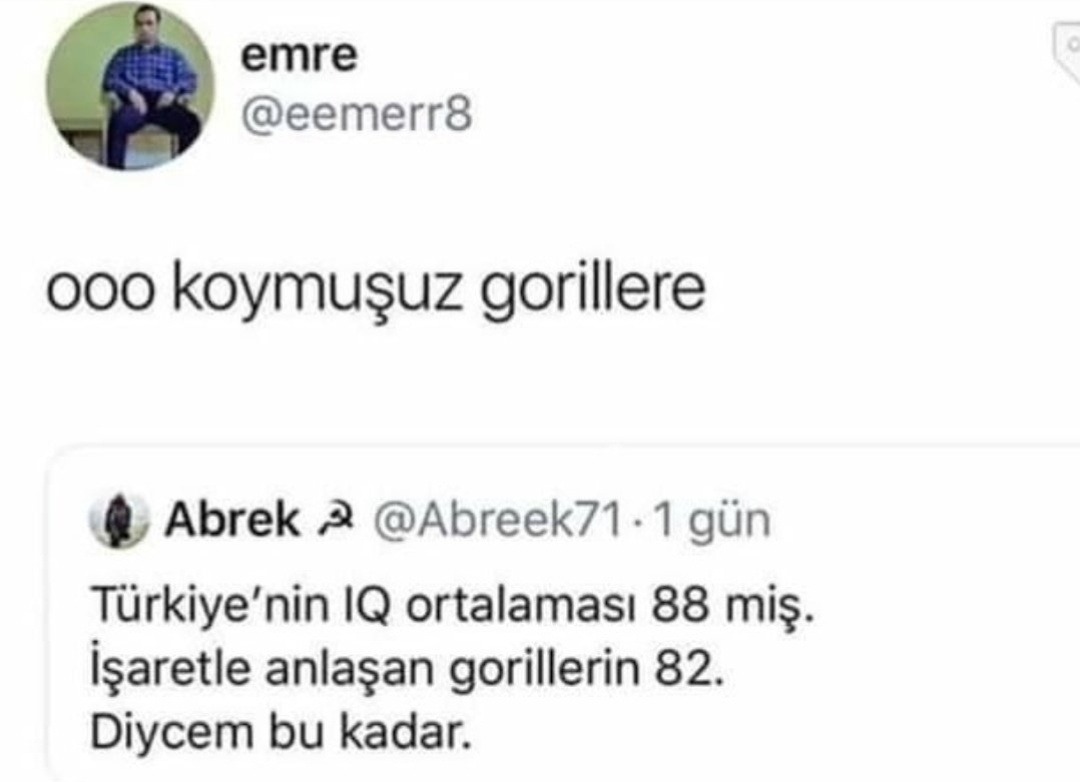 emre @eemerr8 ooo koymuşuz...