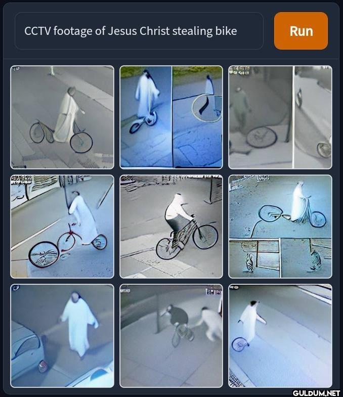 CCTV footage of Jesus...