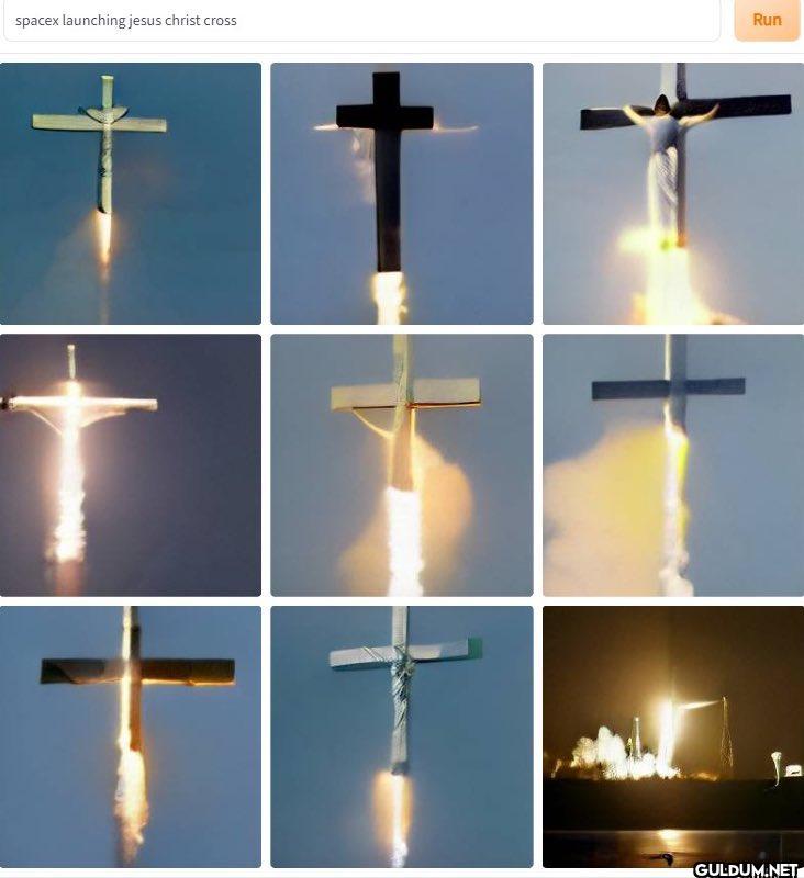 spacex launching jesus...
