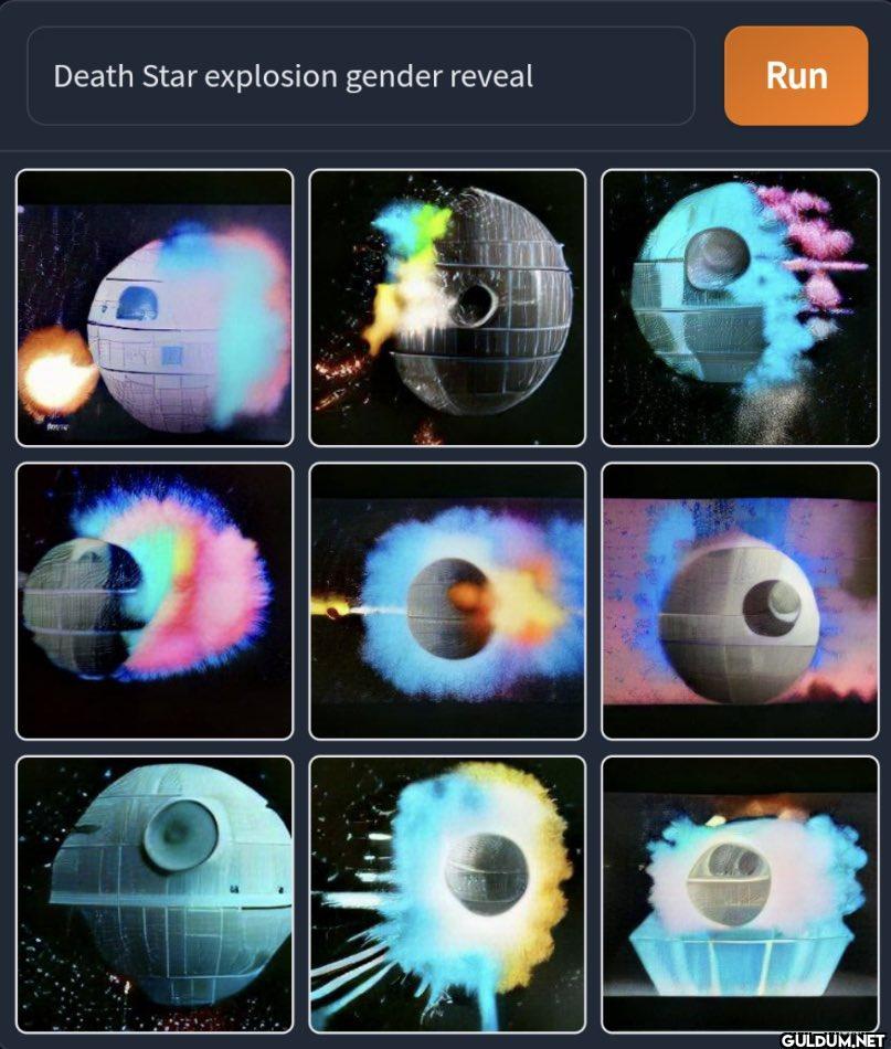 Death Star explosion...