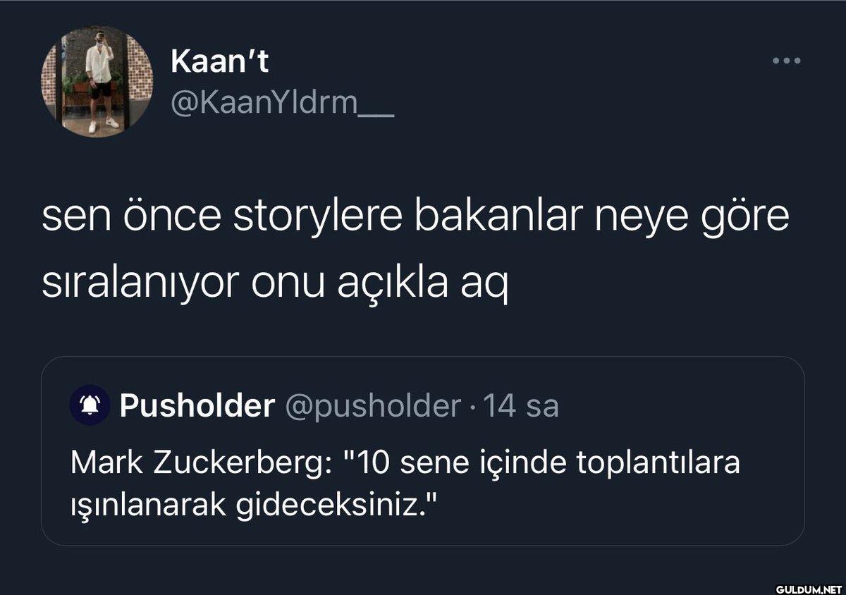 Kaan't @KaanYldrm sen önce...