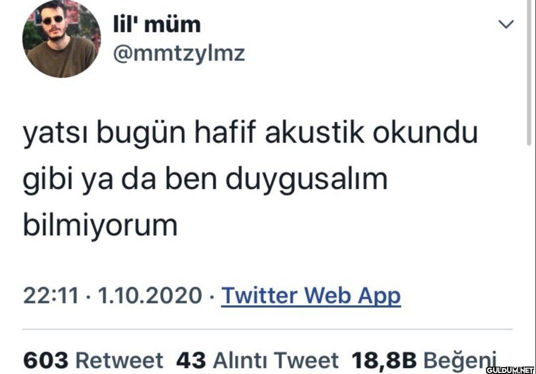 lil' müm @mmtzylmz yatsı...