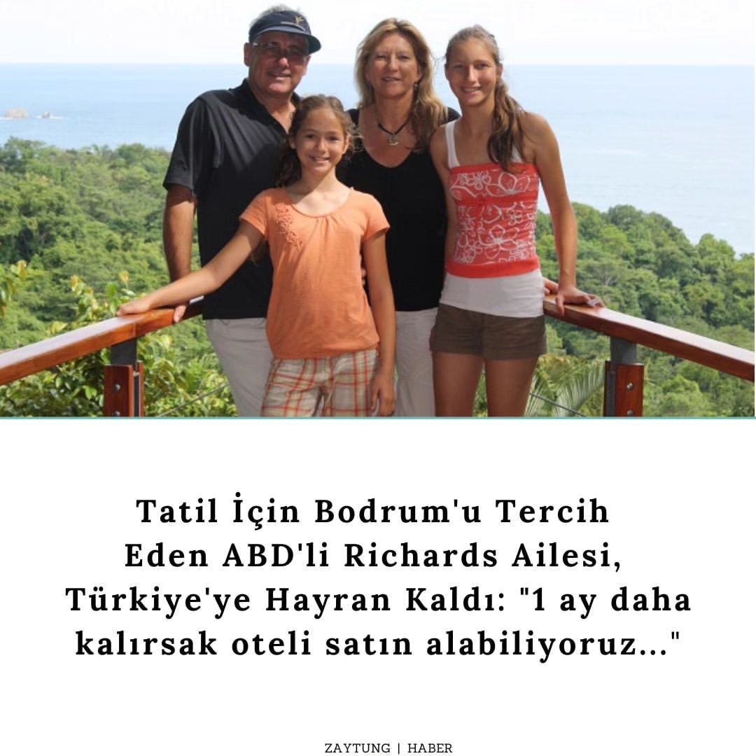 Yaz tatili için Bodrum'da...