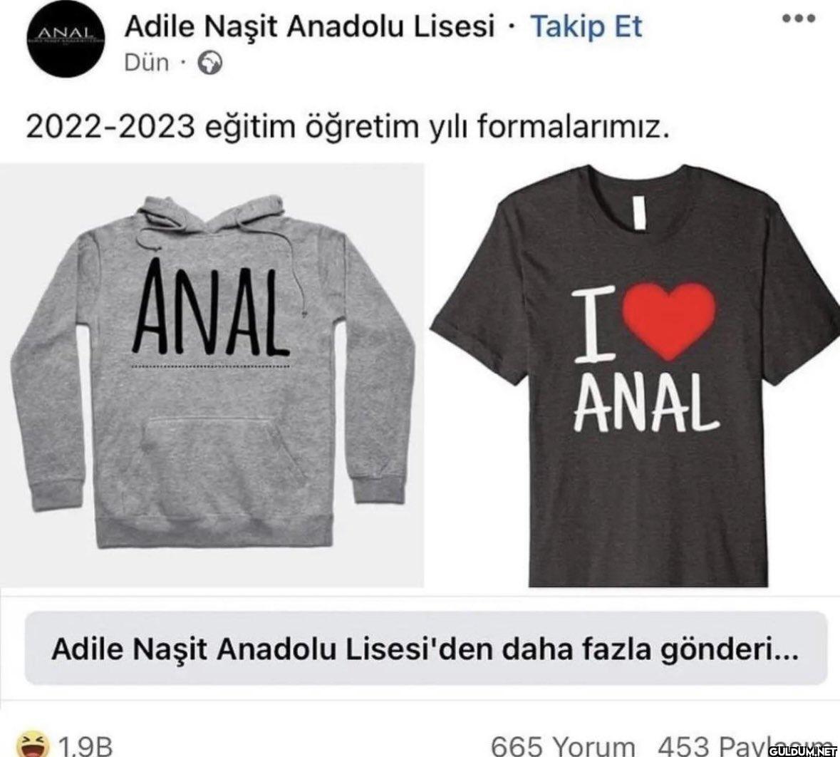 Adile Naşit Anadolu Lisesi...