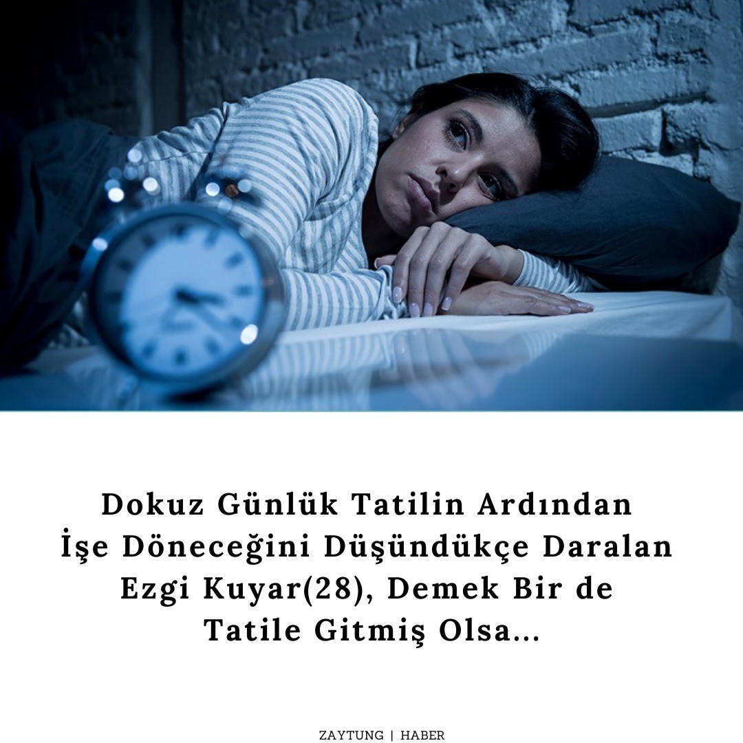 Yatakta kendi kendine...