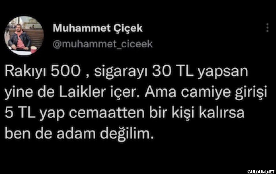 Muhammet Çiçek...