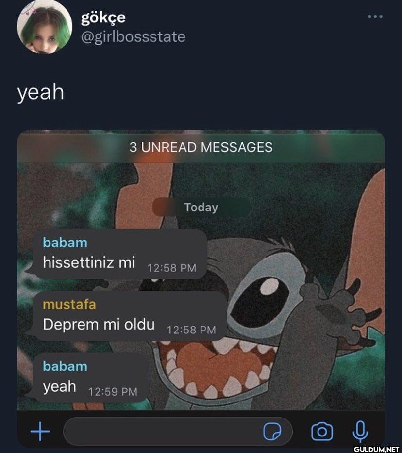 yeah Az gökçe...