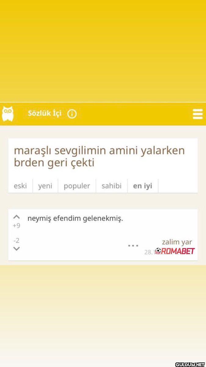 0,0 Sözlük İçi maraşlı...