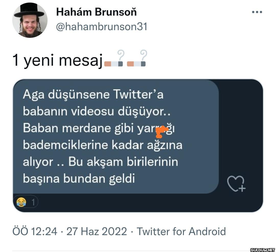Hahám Brunsoň...