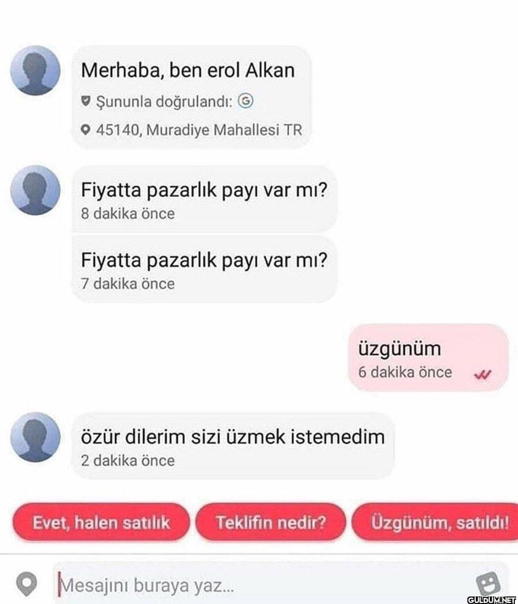 Duygusal     Merhaba, ben...