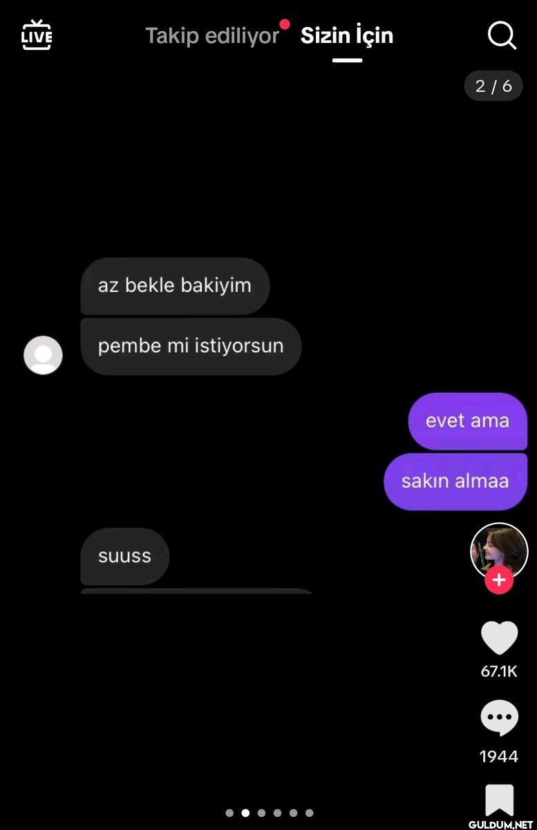 evet ama sakın alma...