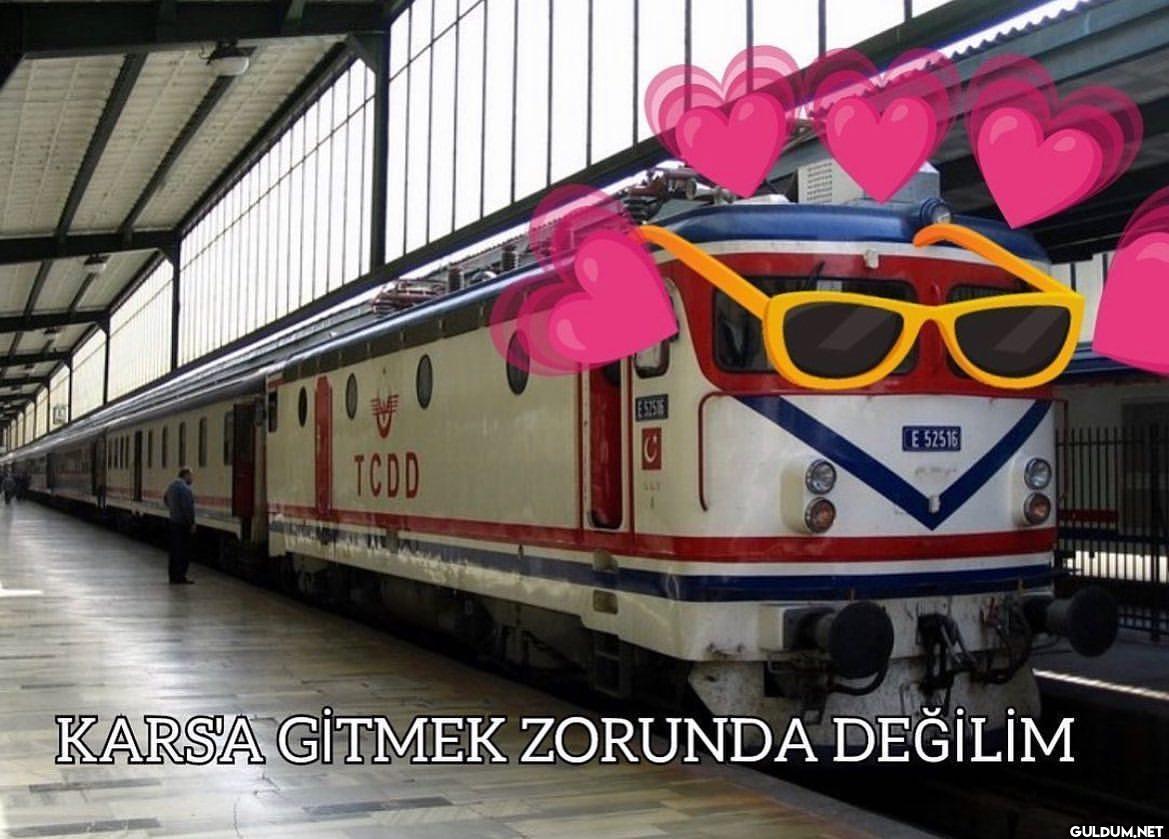 TCDD E 52516 KARSA GİTMEK...