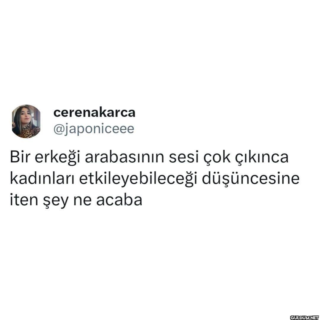 cerenakarca @japoniceee...