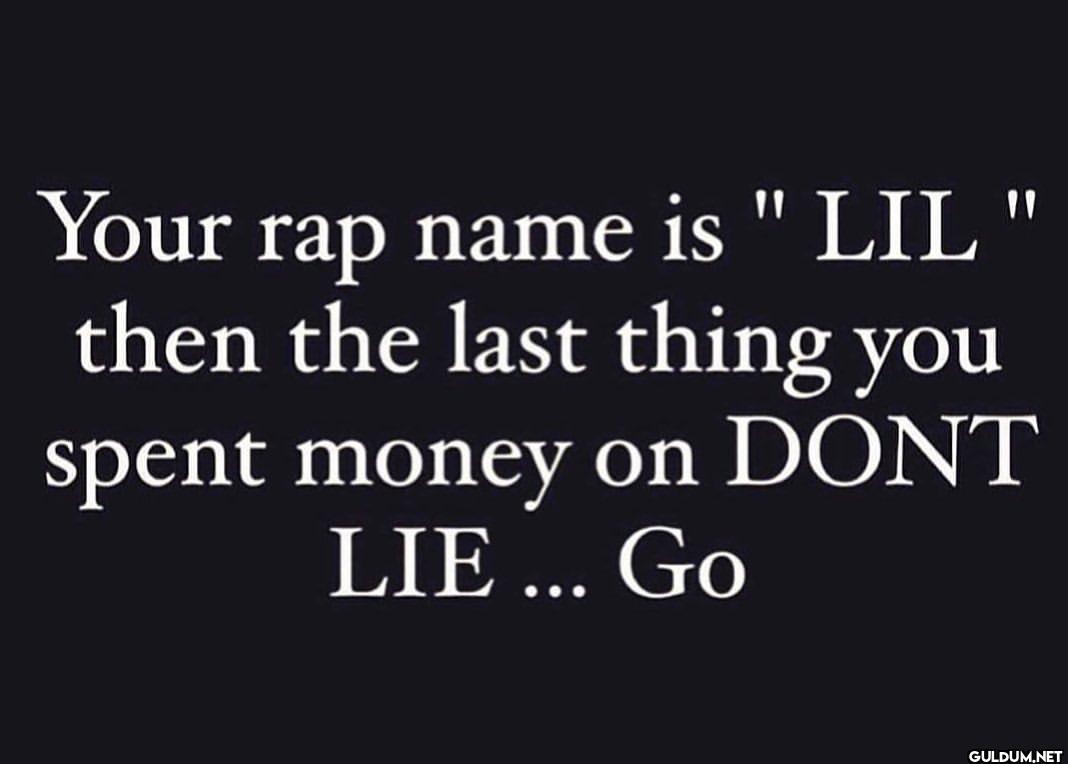 @chaoticfoods   Your rap...