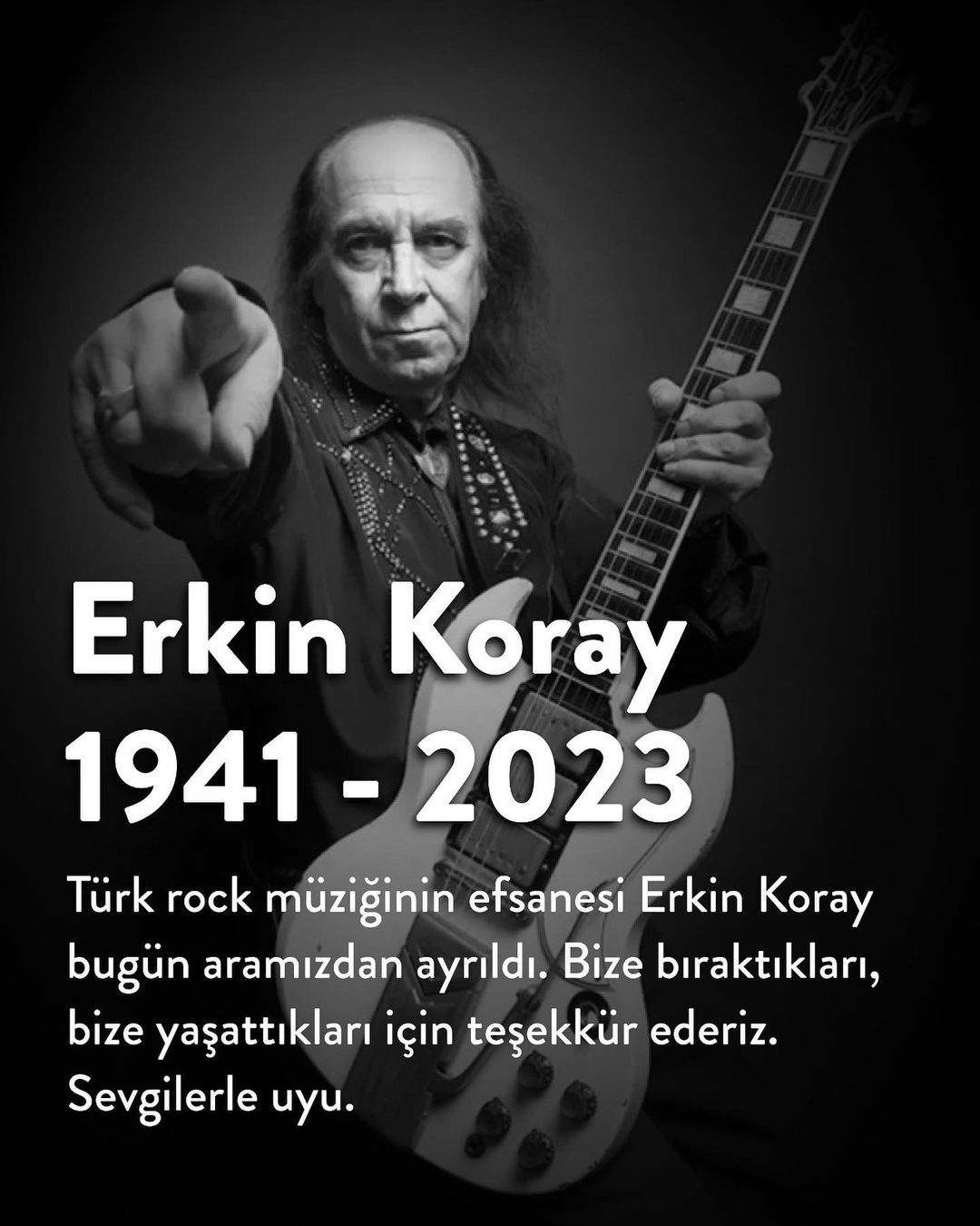 Erkin Koray bugün...