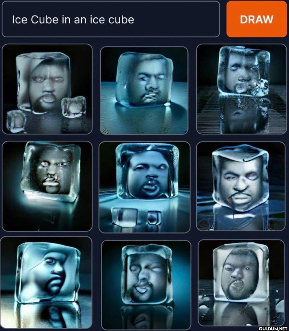 Ice Cube in an ice cube...