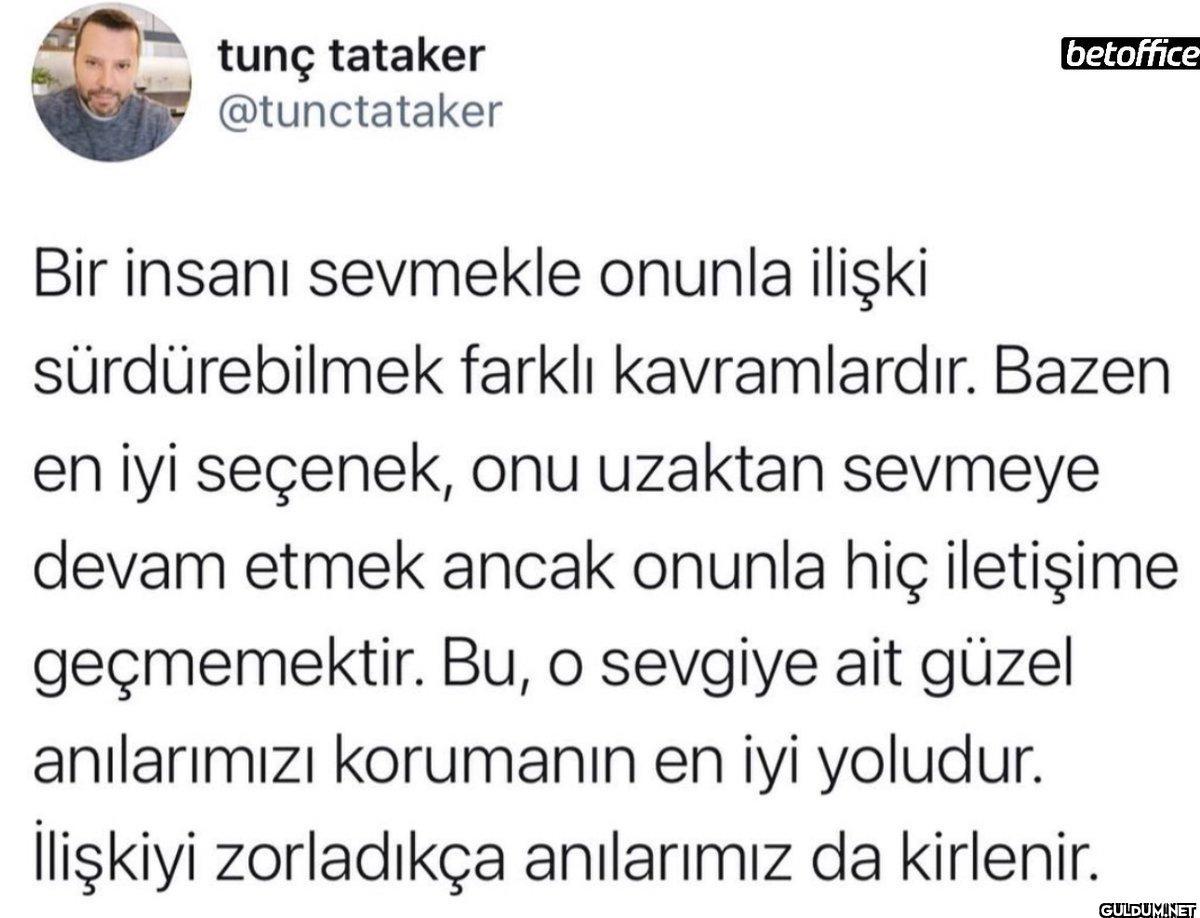 tunç tataker @tunctataker...