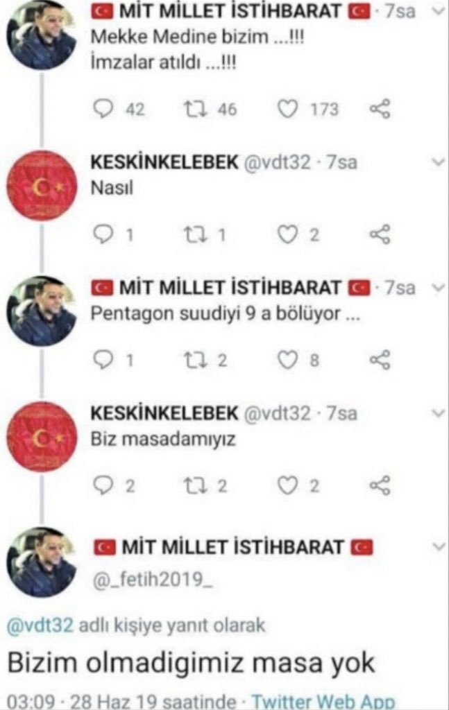| MİT MİLLET İSTİHBARAT Ⓒ....