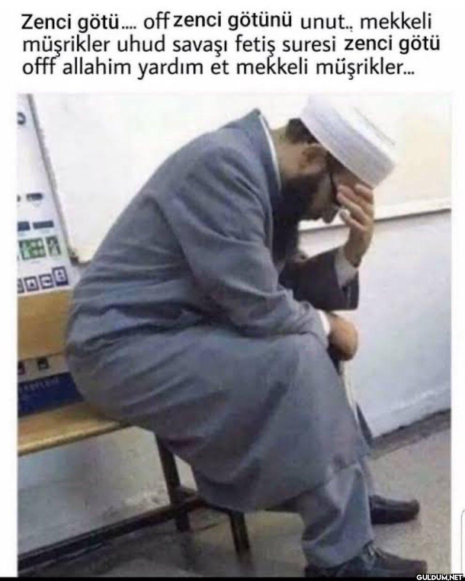 Zenci götü.... off zenci...