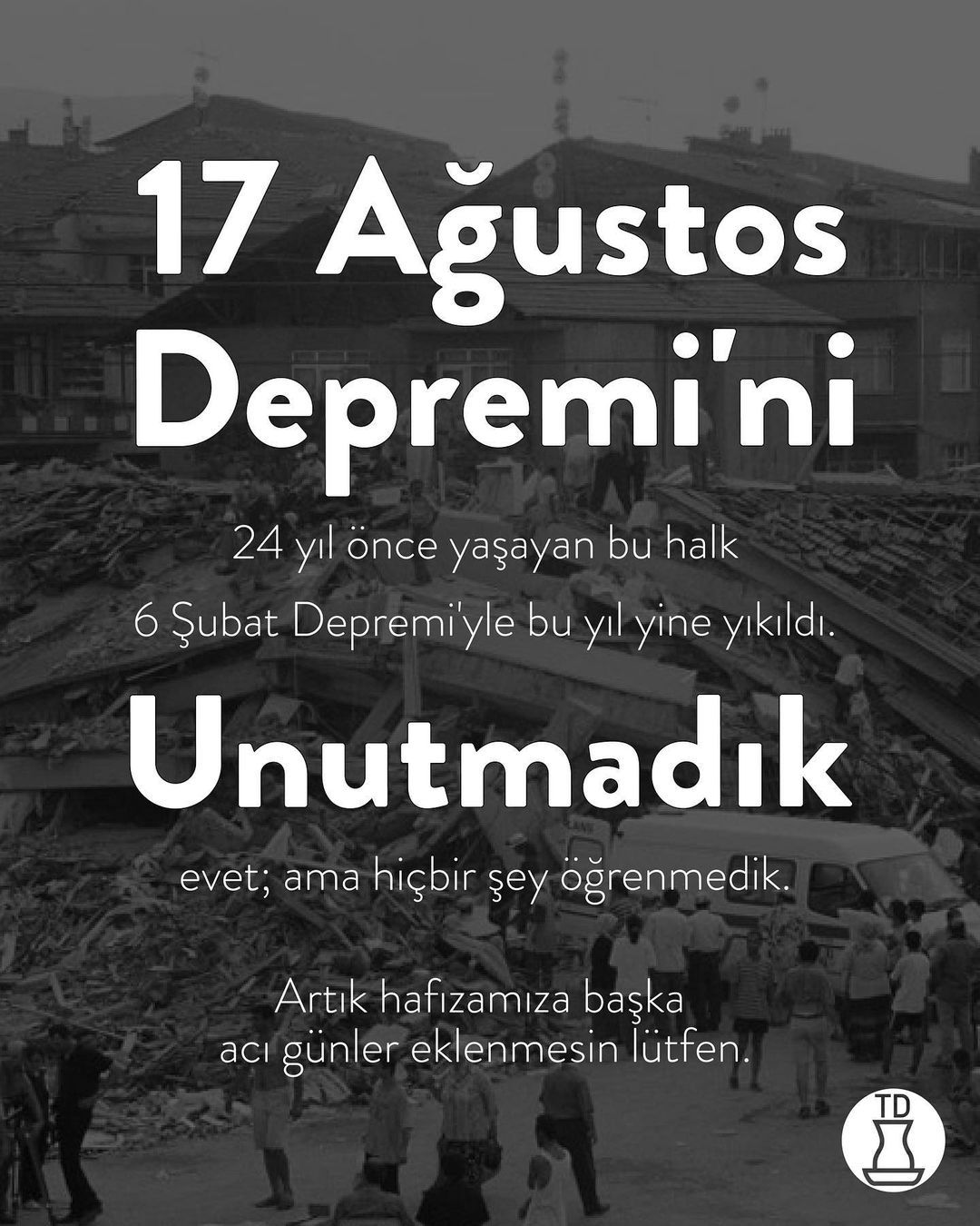 17 Ağustos Depremi'ni...