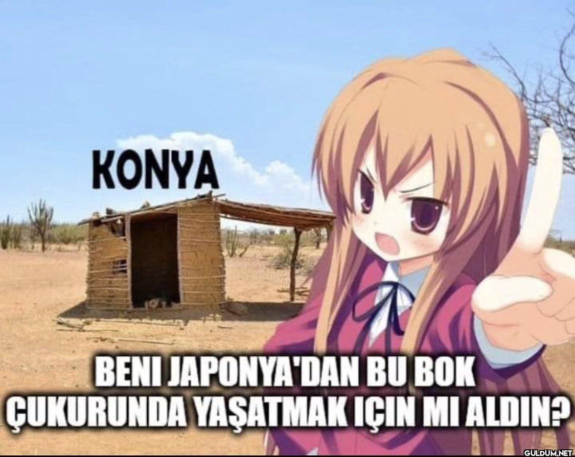 KONYA BENI JAPONYA'DAN BU...