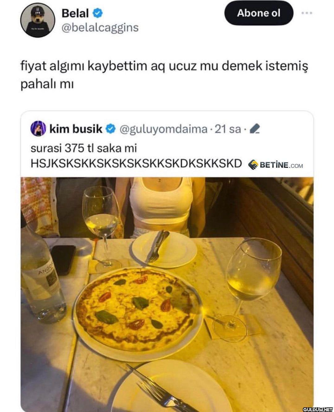 öyle bi fiyat söylemis ki...