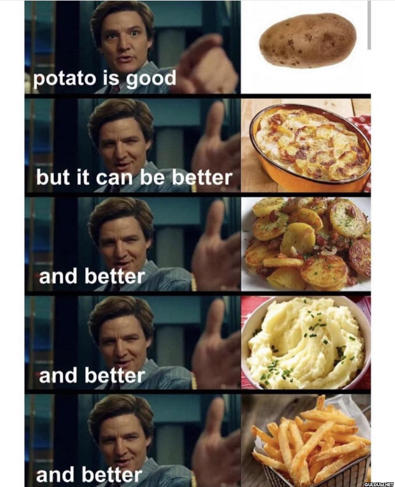 potato is good but it can...