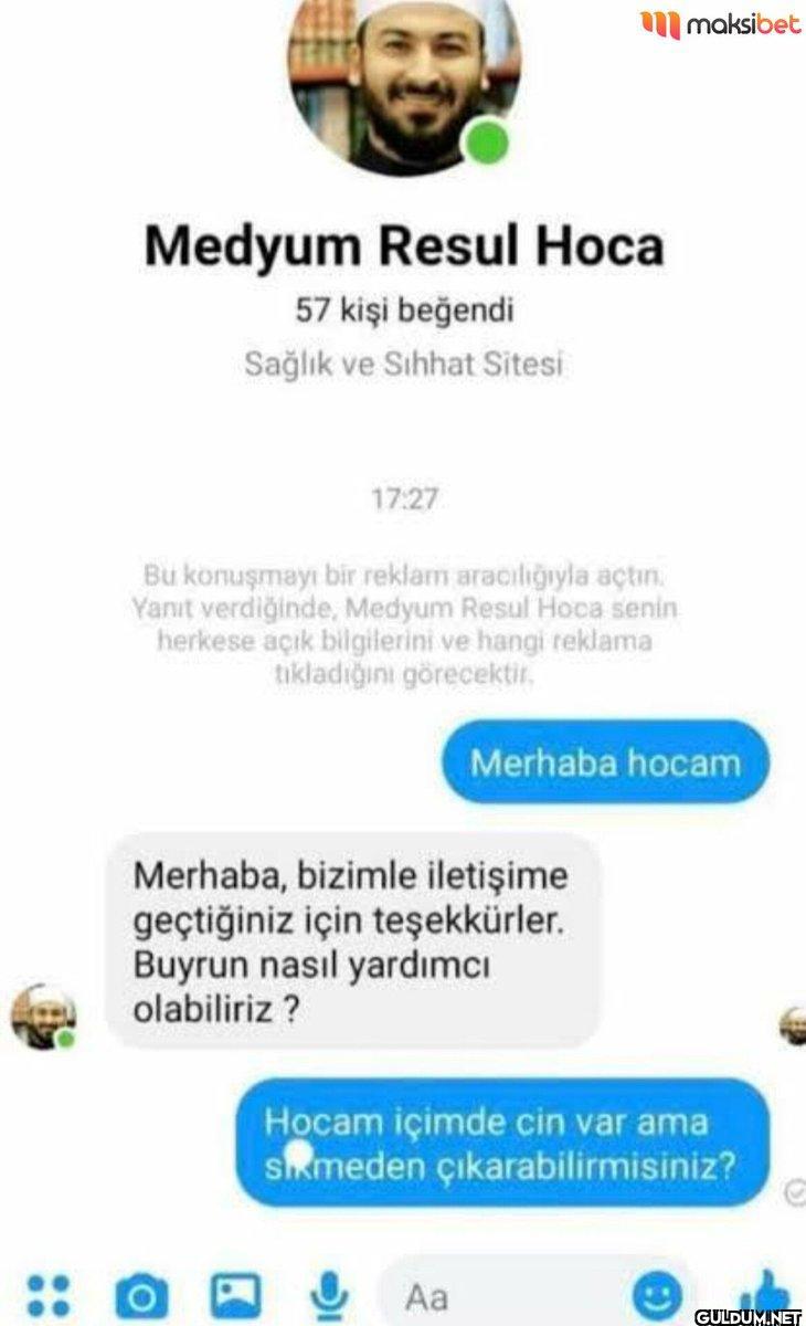 Medyum Resul Hoca 57 kişi...