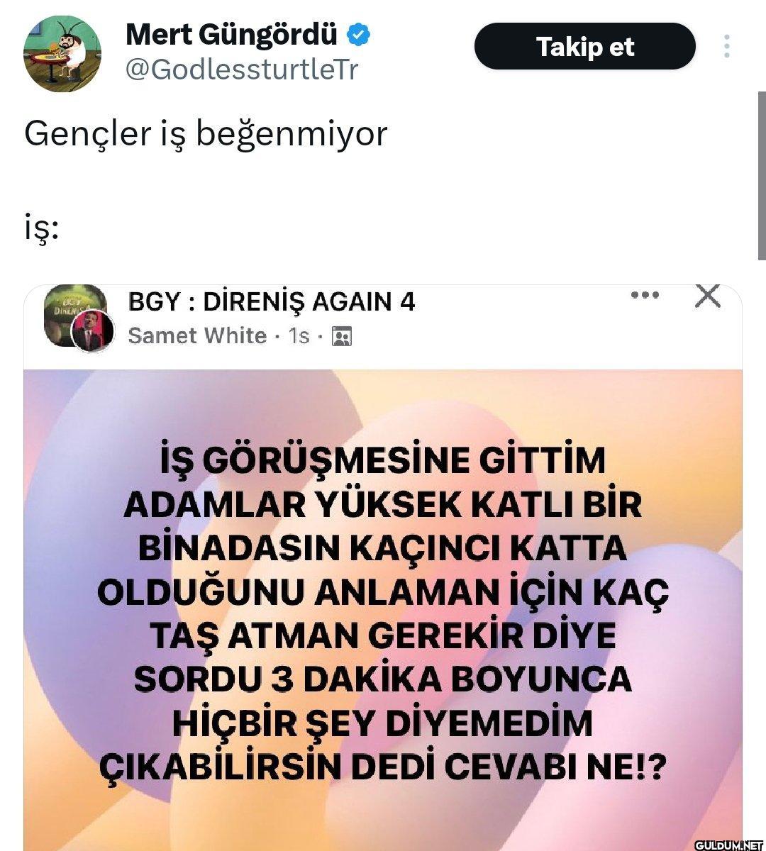 Siz nasıl cevap...