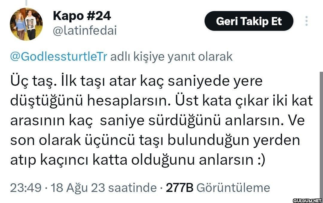 Siz nasıl cevap...