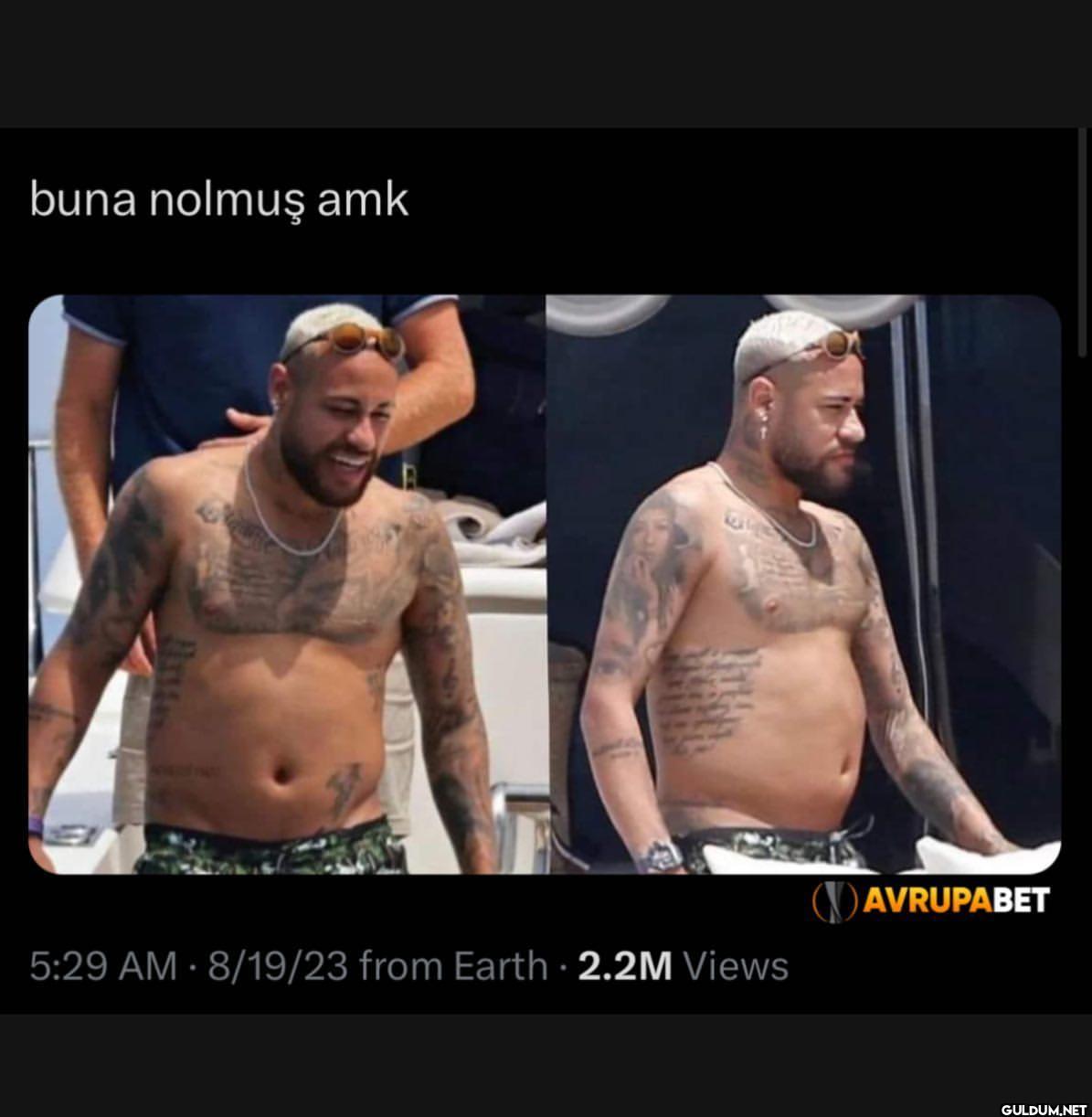 Neymar, bu kiloyla yıllık...
