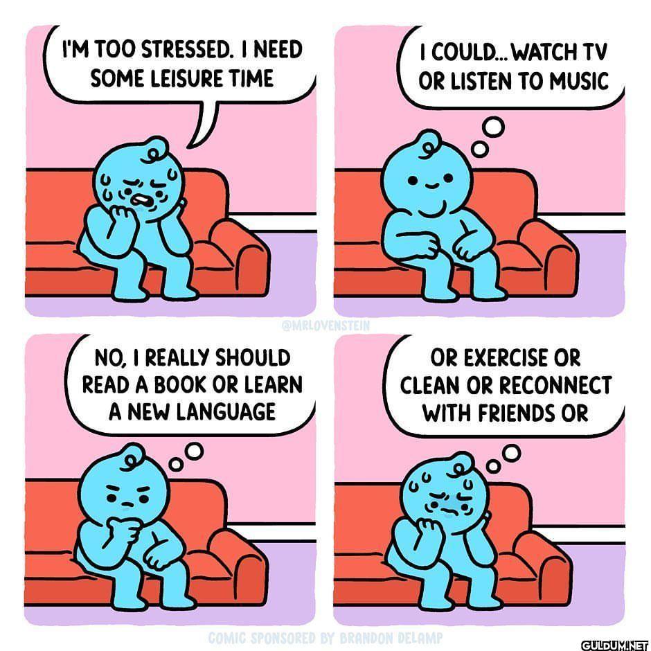 stressing about how to...