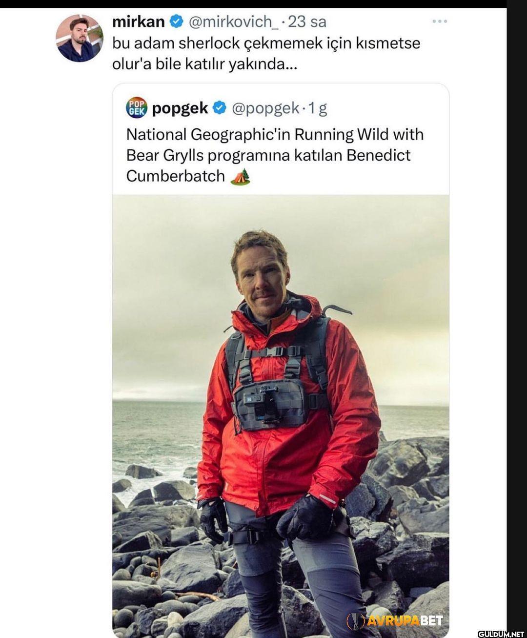 Sen de yolundasın Sherlock...