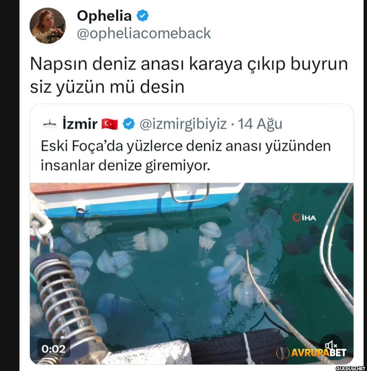 Deniz zaten onların olm  ...