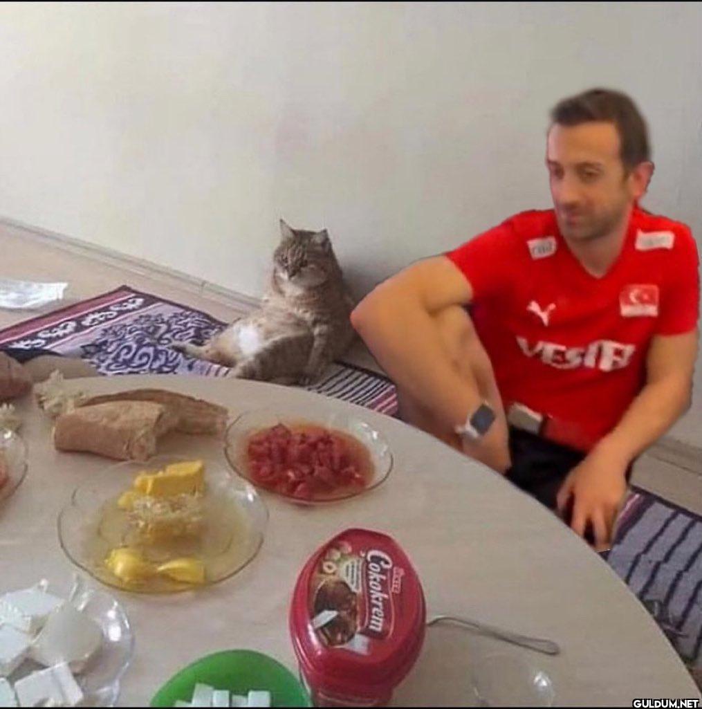 Birlikte kahvaltı yapmak...