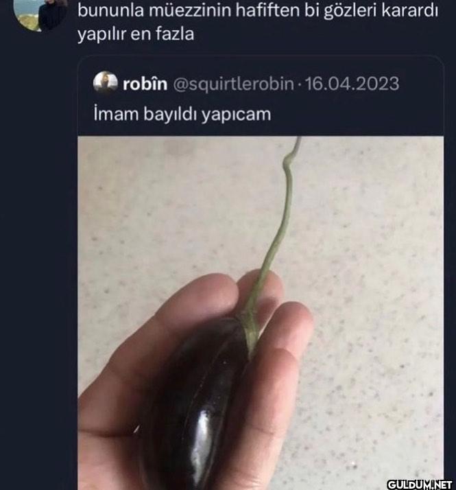 bununla müezzinin hafiften...