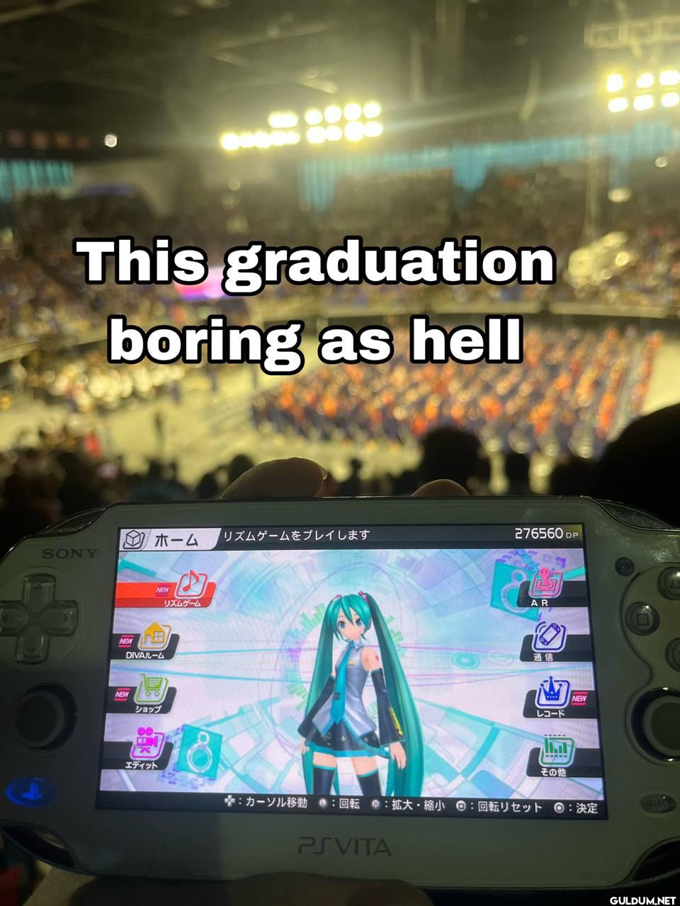 This graduation boring as...
