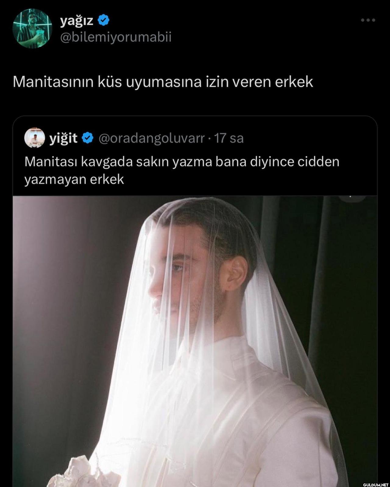 Manitasını küstürüp uyuyan...