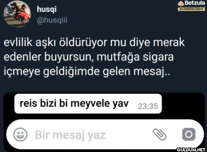 Ben ölü bir şey...