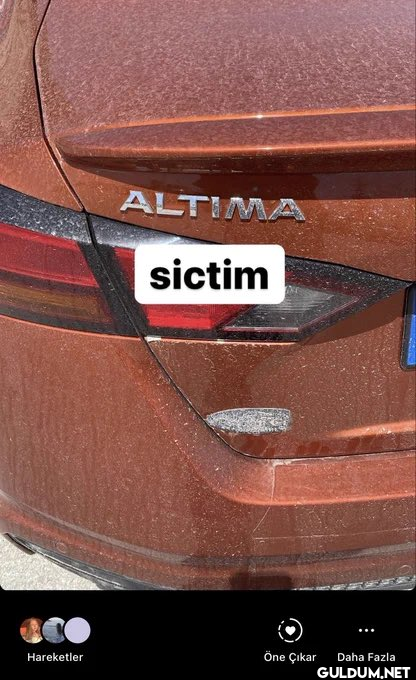 Hareketler ALTIMA sictim...